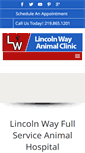 Mobile Screenshot of lincolnwayanimalclinic.com